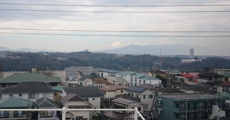 屋上の富士山