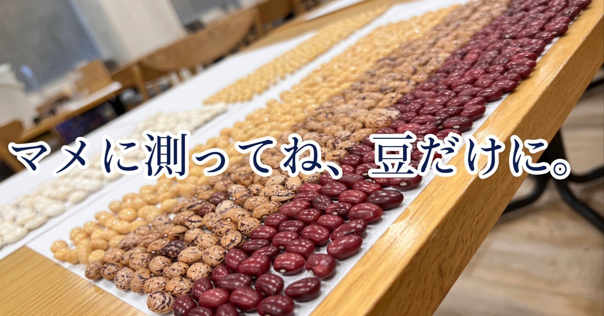 単位が「cm」じゃなくて「豆(まめ)」に?豆で測る新感覚メジャー 単位が「cm」じゃなくて「豆(まめ)」に?豆で測る新感覚メジャー