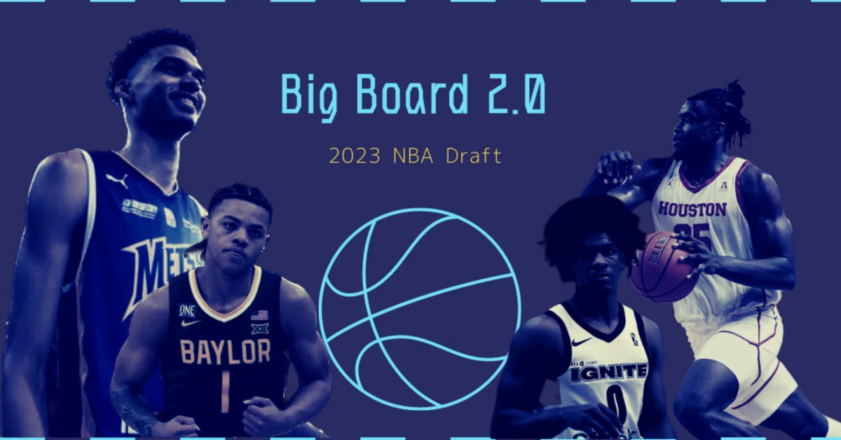 2023 NBA Draft Big Board (March Madness後)｜Luka