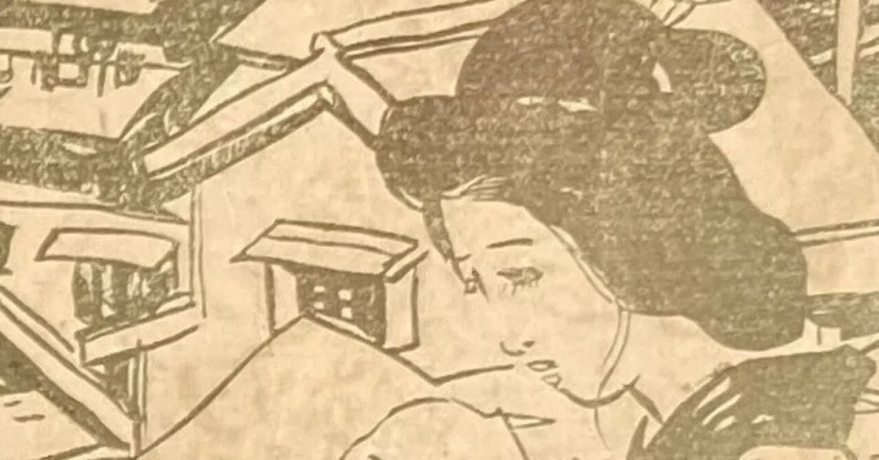 竹久夢二　模写　素描画　スケッチ 竹久夢二「スケッチ帖より（「挿画談」をよみて）」④｜表現急行の人