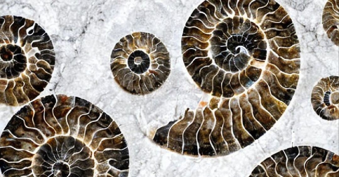 2023-04-04 大理石に眠るアンモナイト｜Akihiko YAMAZAWA