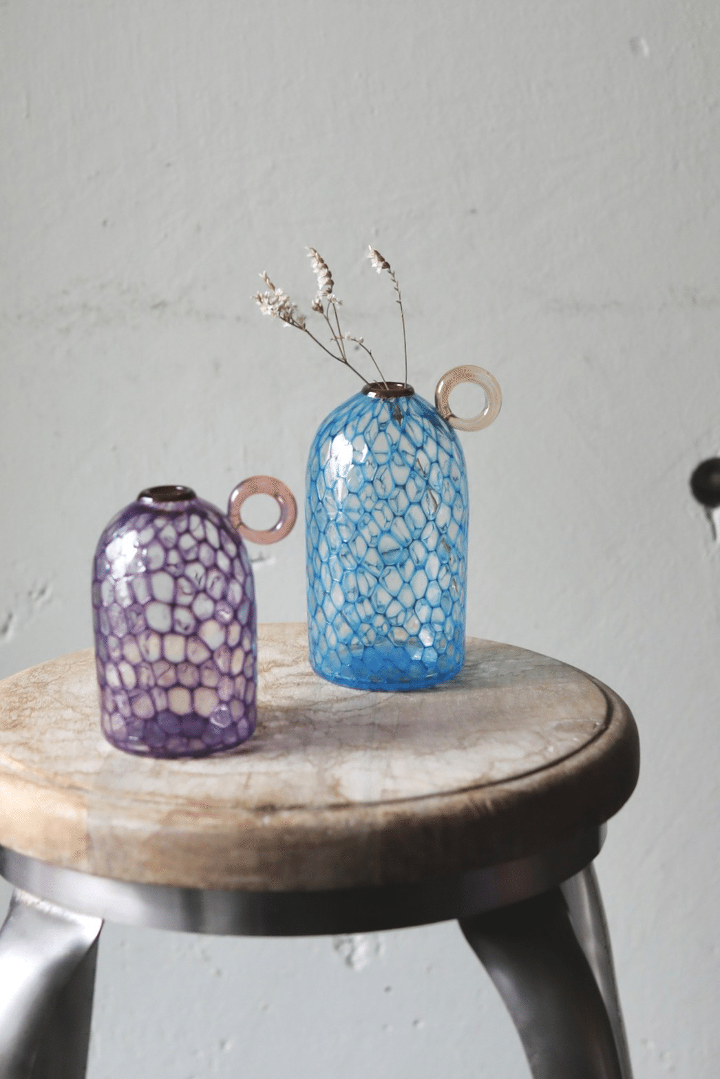 大変珍しい吹きガラスの象★ムリーニ★ 長町三夏子氏のガラス作品『ぽわにえ』と『ムリーニ』が美しい