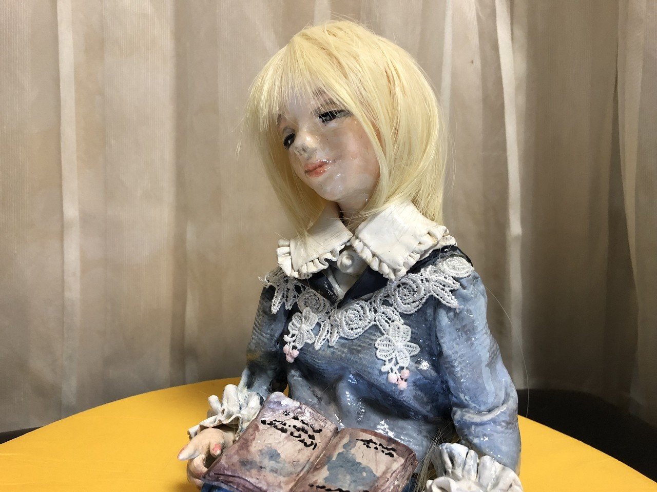 紙粘土でビスクドール風 Poporin Note