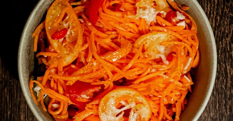 WINES&recipe #10 | 人参ソムタム Thai spicy carrot rapé