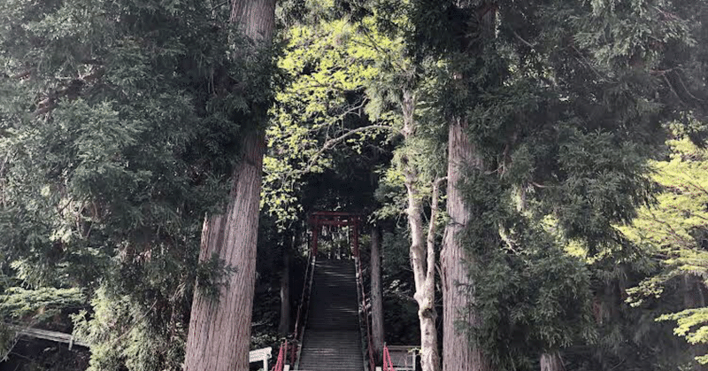 考え過ぎる人が神社で澄み切った話