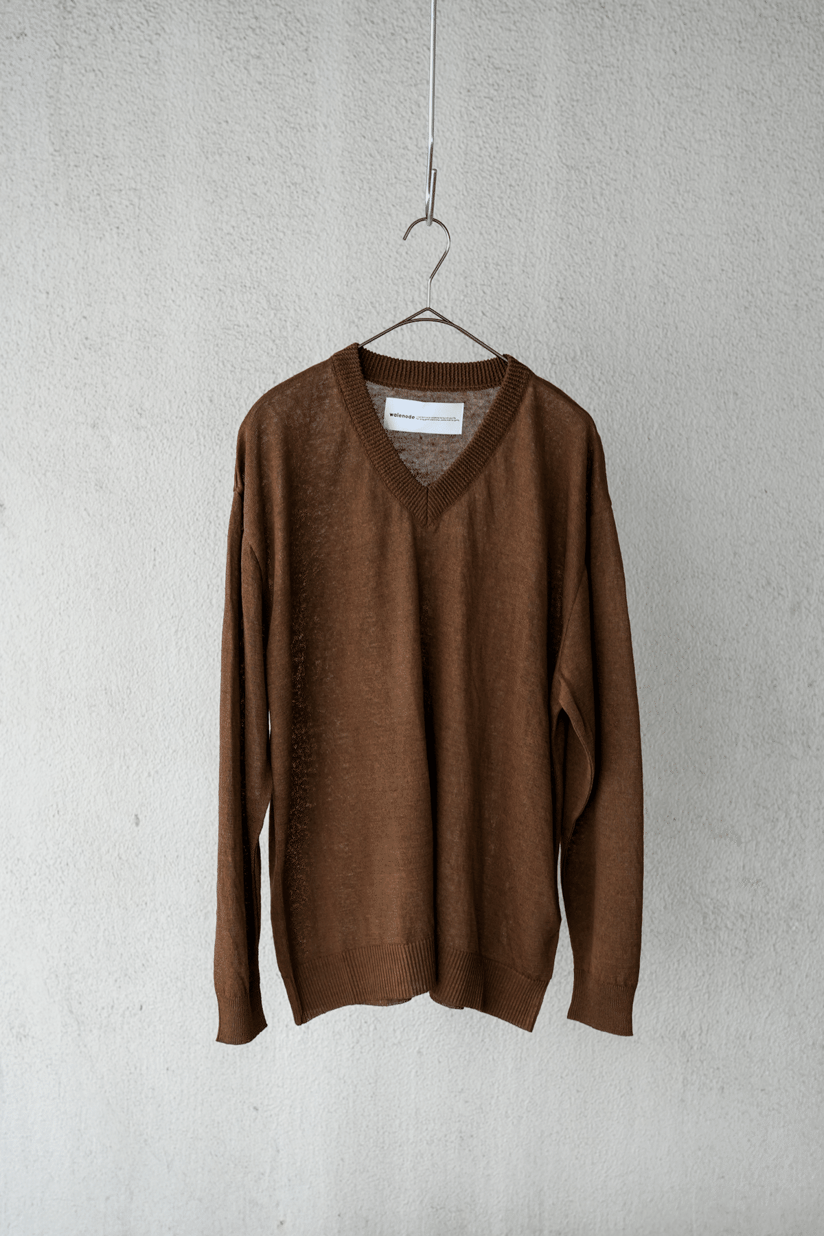 walenode ヘンプ Vネックニット walenode ヘンプ Vネックニット - メルカリ