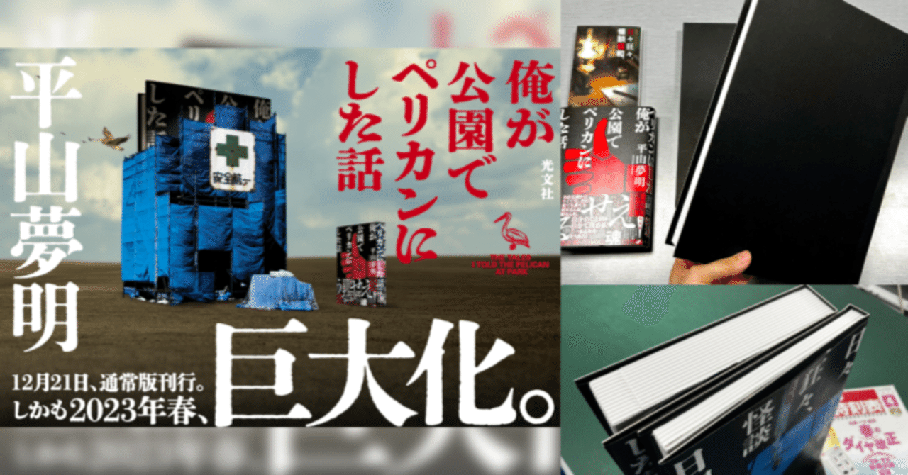 平山夢明 俺が公園でペリカンにした話 特別巨大版ボックス Amazon.co.jp: 俺が公園でペリカンにした話 特別巨大版ボックス
