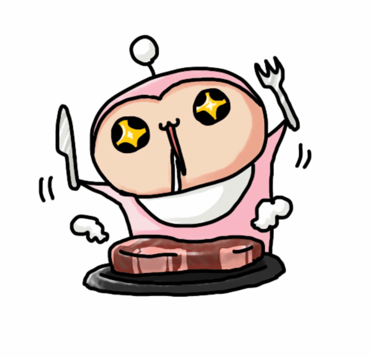 ふじ キャラ ステーキ ふじ ラクガキ人 Note