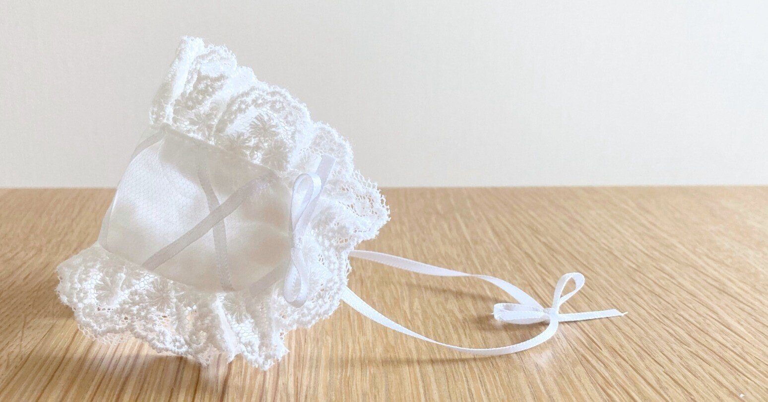 ブライスアウトフィット有名作家様　ワンピースヘッドドレスセット　リカちゃん 白のヘッドドレスとワンピースのセット&frasl;リングフィットアドベンチャー