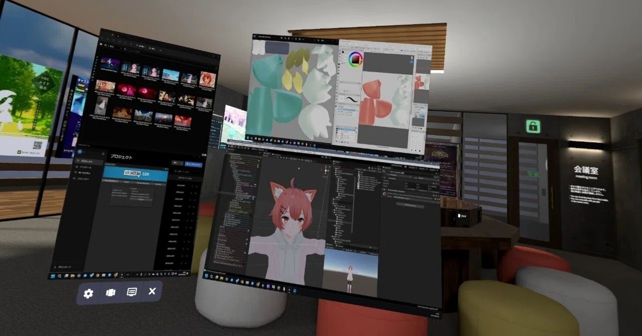 [VRChat]의 세계에서 작업하기!｜ことは しろ