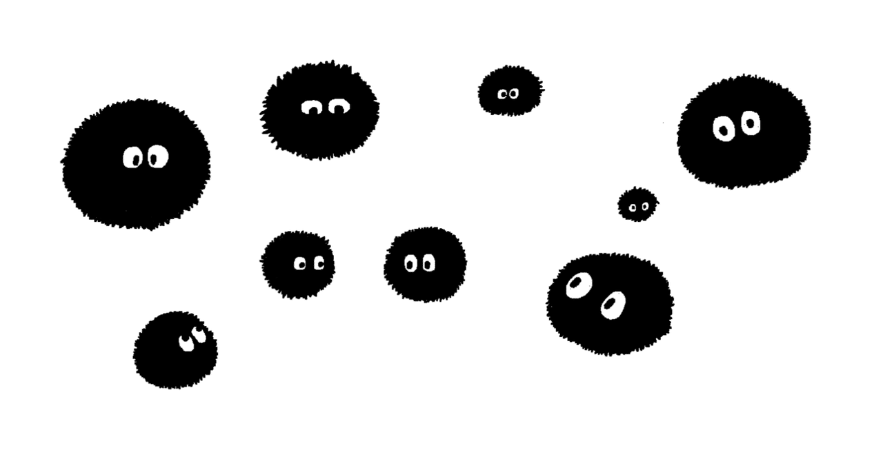 しーちゃんとまっくろくろすけ｜ゆめこ