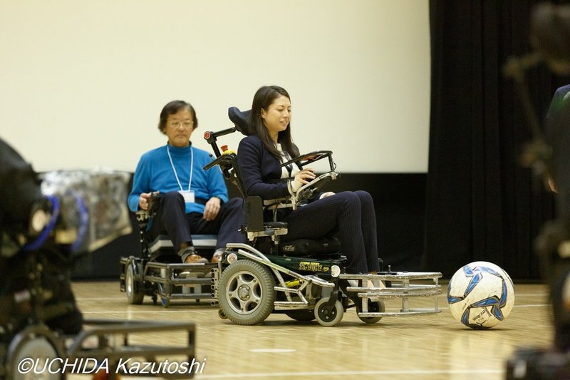 電動車椅子サッカー選手を描いた映画 蹴る バリアフリー試写会舞台挨拶 内田和稔 Note 電動車椅子サッカー選手を描いた映画 蹴る バリアフリー試写会舞台挨拶 内田和稔 Note
