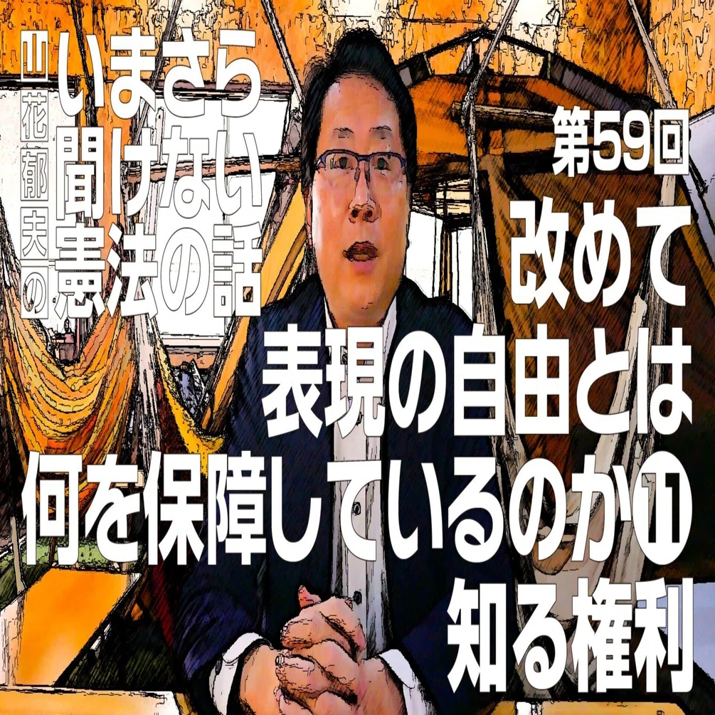 第59回】改めて表現の自由とは何を保障しているのか⑪ 知る権利 #山花