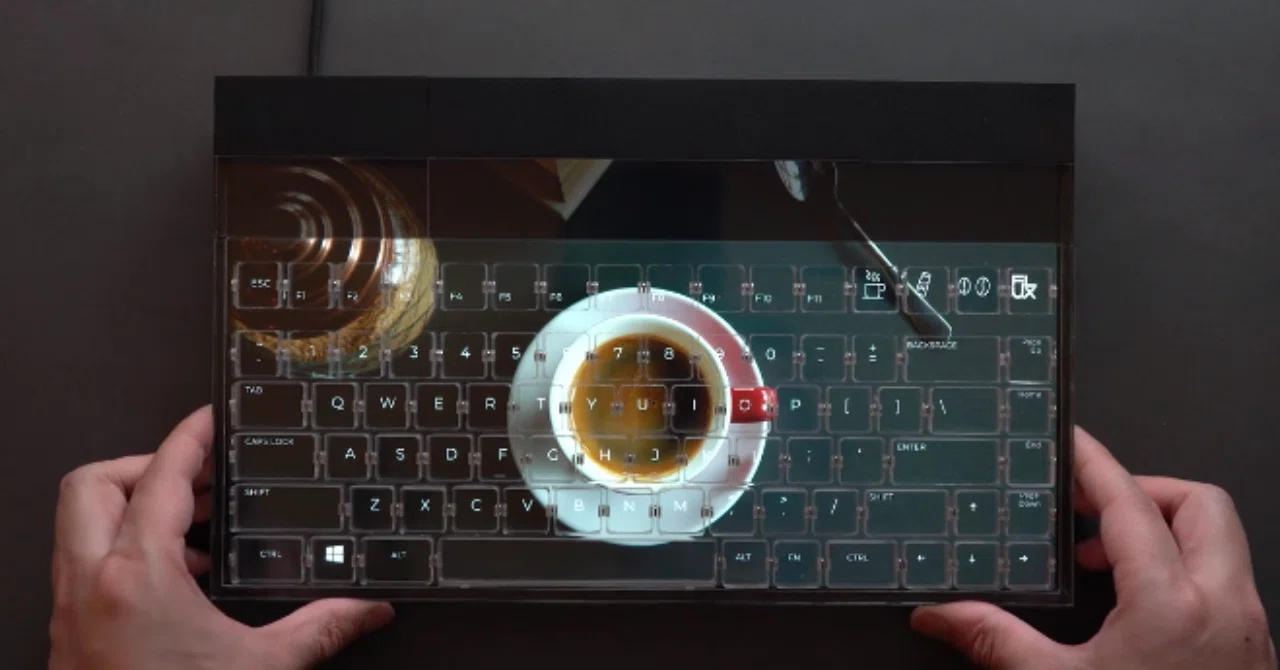 その発想はなかった☆液晶パネルキーボード?Flux Keyboard｜noda