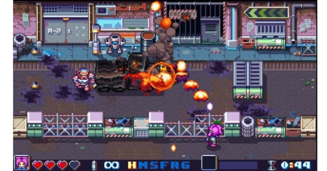 ゲーマー魂を呼び覚ます90年代風アクションシューティング『Bot Vice
