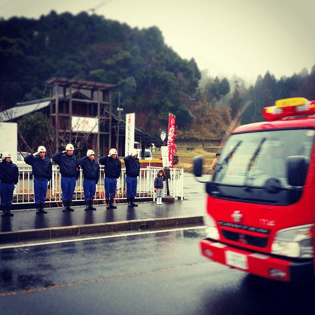 消防車に敬礼
#写真 #日常 #ローカルライフ #kyotango