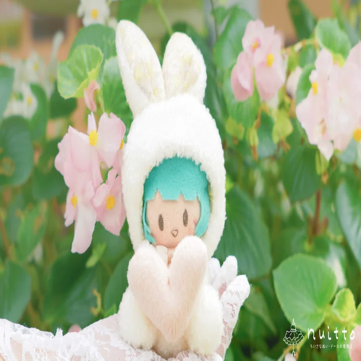 推しに可愛い服を着せたいっ／〜うさぎのおすわり着ぐるみ編〜｜nuitto