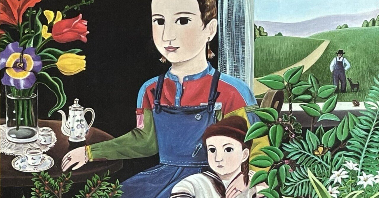 油絵堀田髙「裏窓」1970年制作6号 堀田高