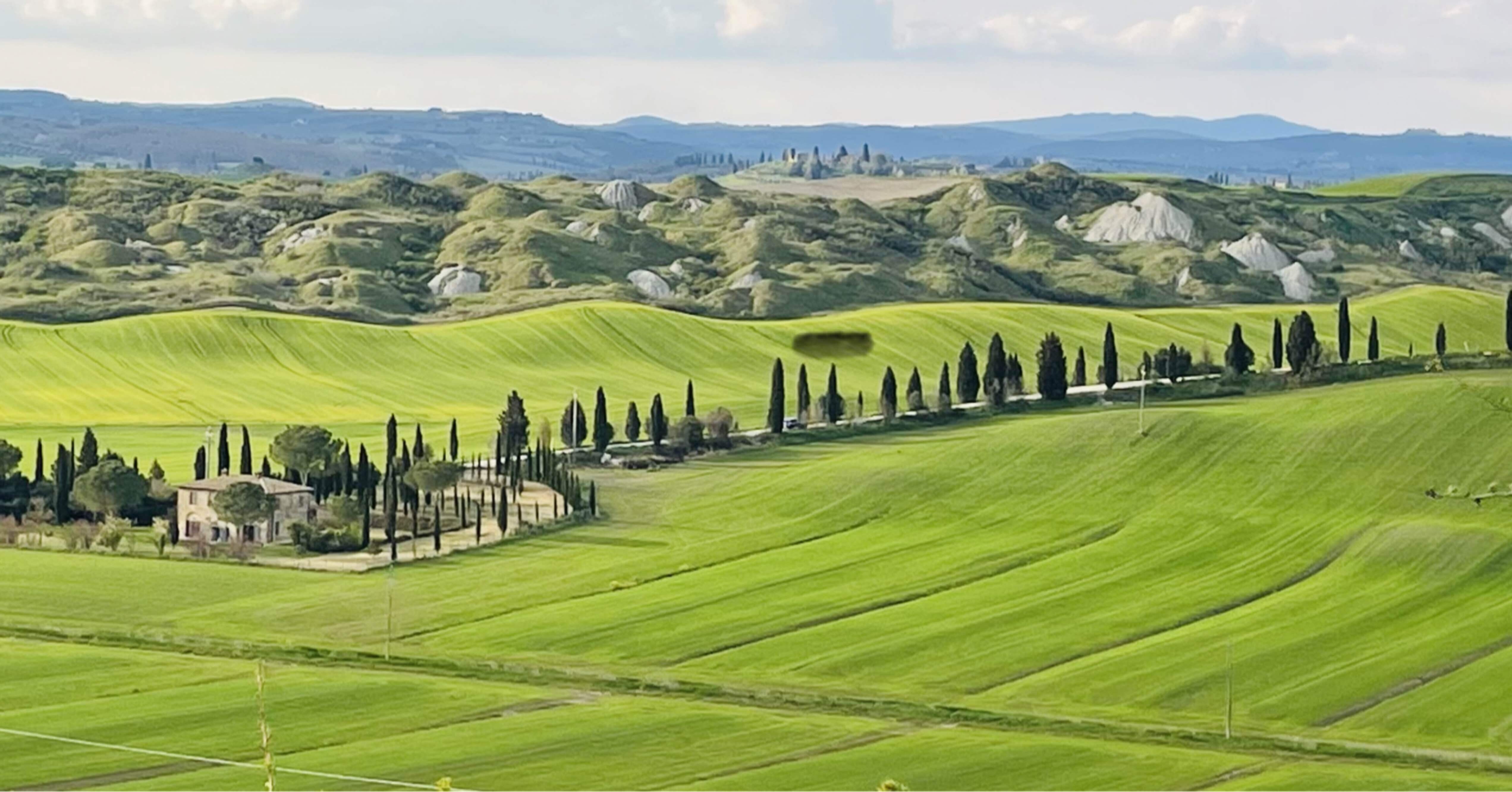 トスカーナ風景 ヴァル・ドルチャ（地図） – トスカーナで最も美しい展望地 – 見どころ