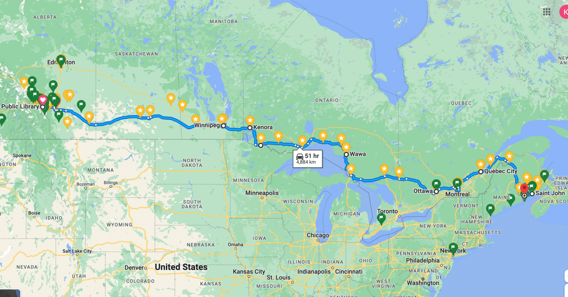 海外移住生活カナダで7年目。車でカナダ横断4,800kmの旅