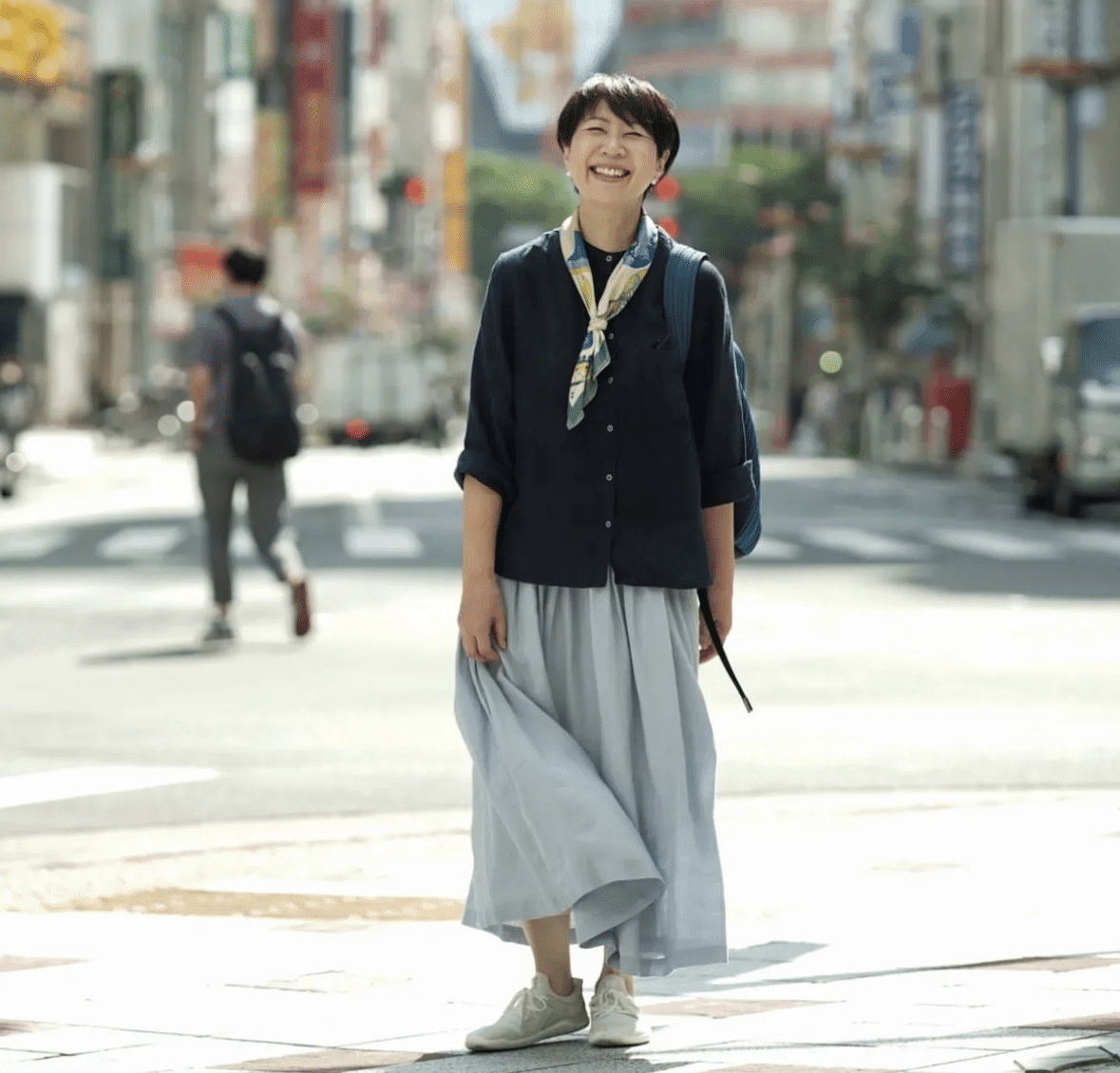 Fog linen work 携える リネン オールインワン＋前あきTシャツ 