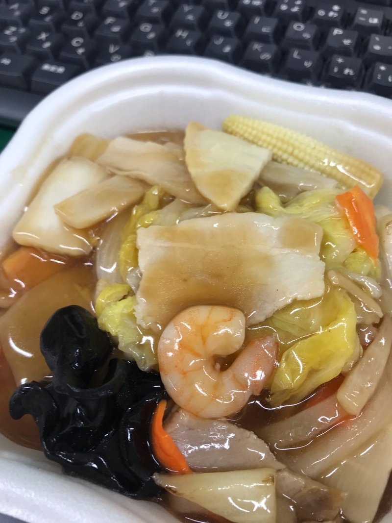 3月1日 金 昼食 セブンイレブンの中華丼 あひる Note
