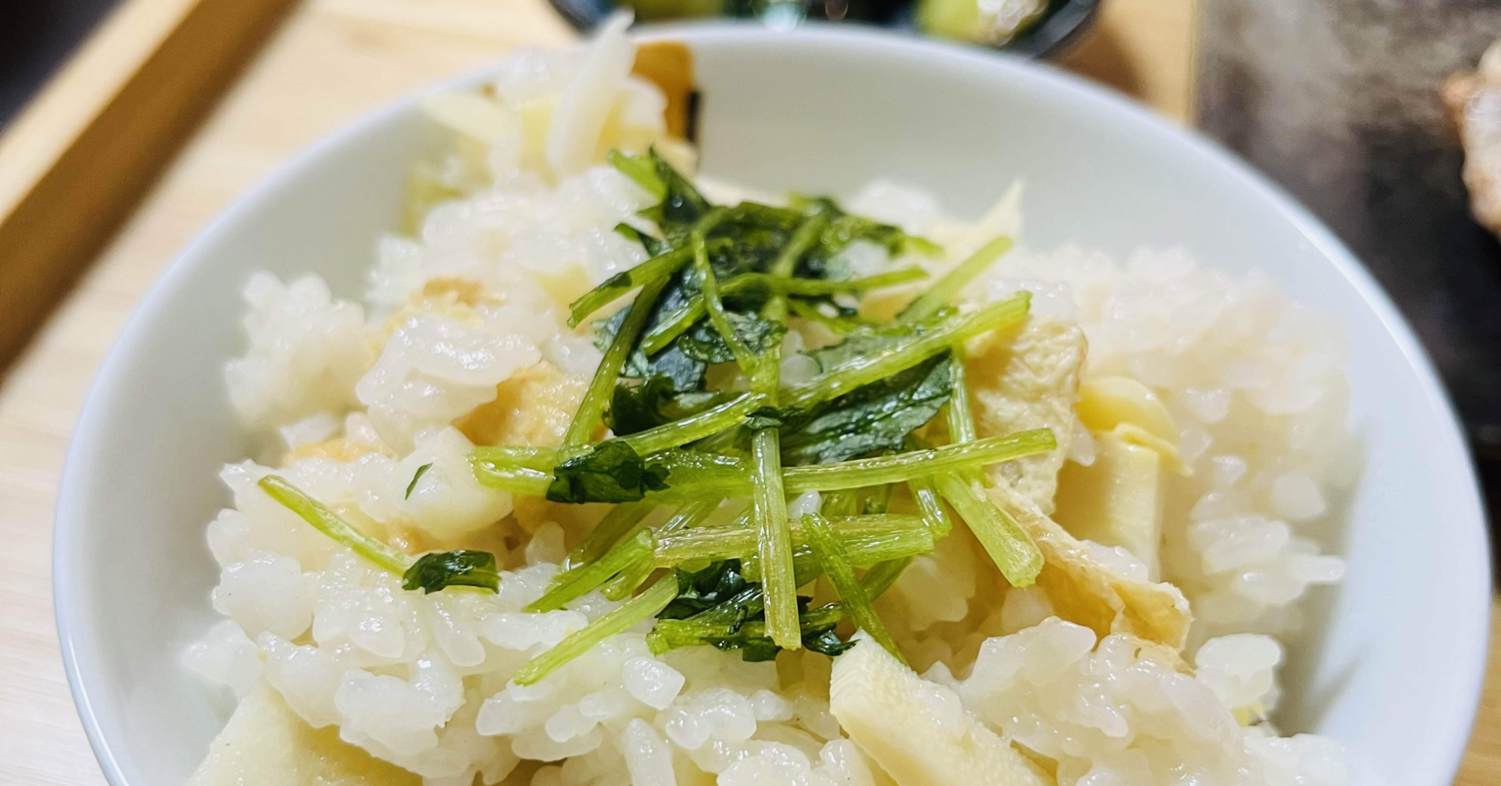 春の味覚:土鍋で炊いたたけのこごはん【食べログ】｜れあすてーきちゃん