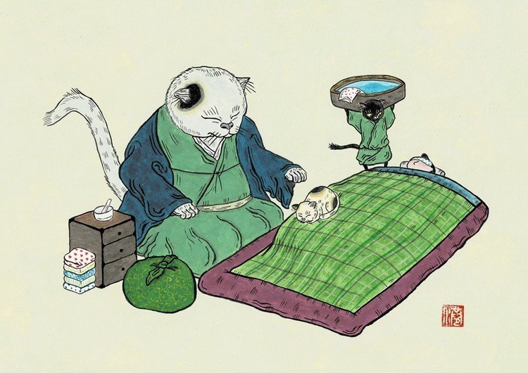 猫好きのアレルギー持ちが呼んだ医者は猫だったのか、はたまた猫に見えたのか。 どちらにしろ辛いものである。https://www.kakimono.biz/illustration/625.html