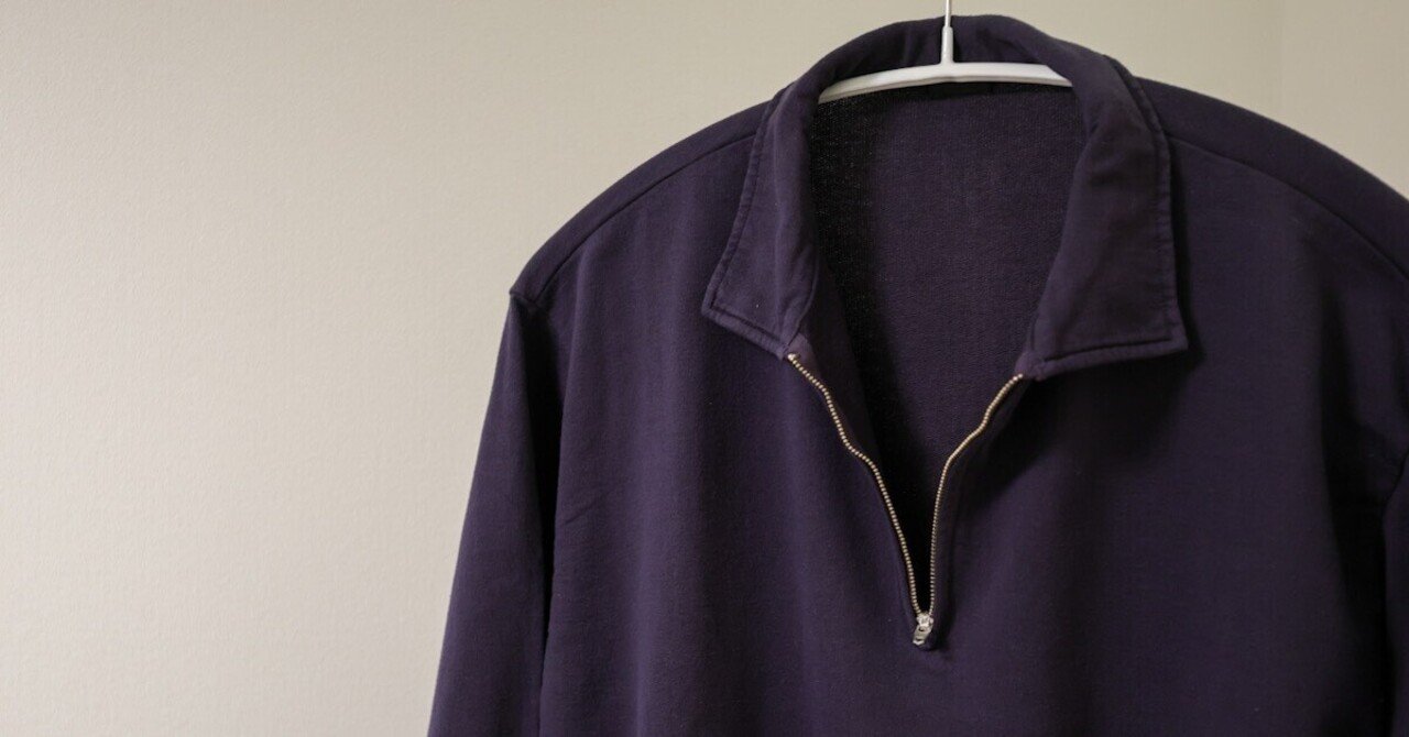 COMOLIのコットンシルクジャージ ハーフジップPO｜memo