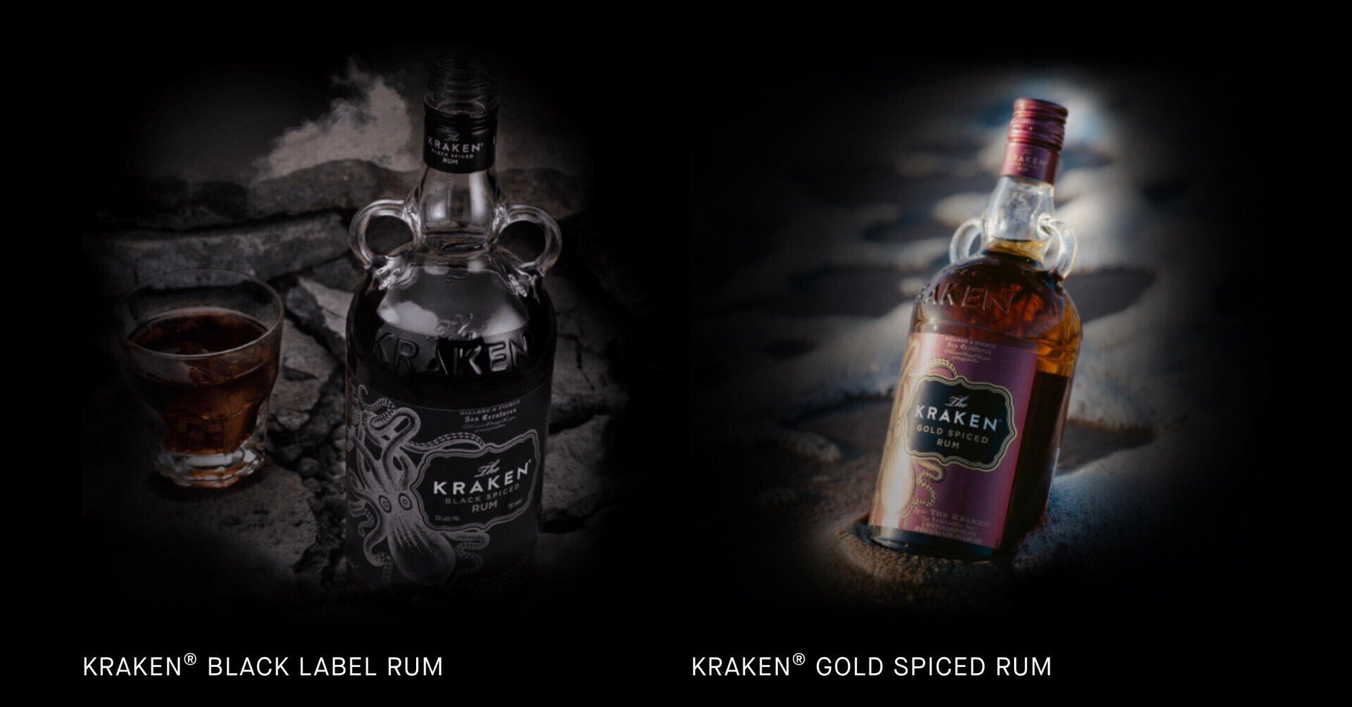 KRAKEN BLACK SPICED RUM :: ラベルとボトルの形が気になり買っ KRAKEN BLACK SPICED RUM :: ラベルとボトルの形が気になり買っ