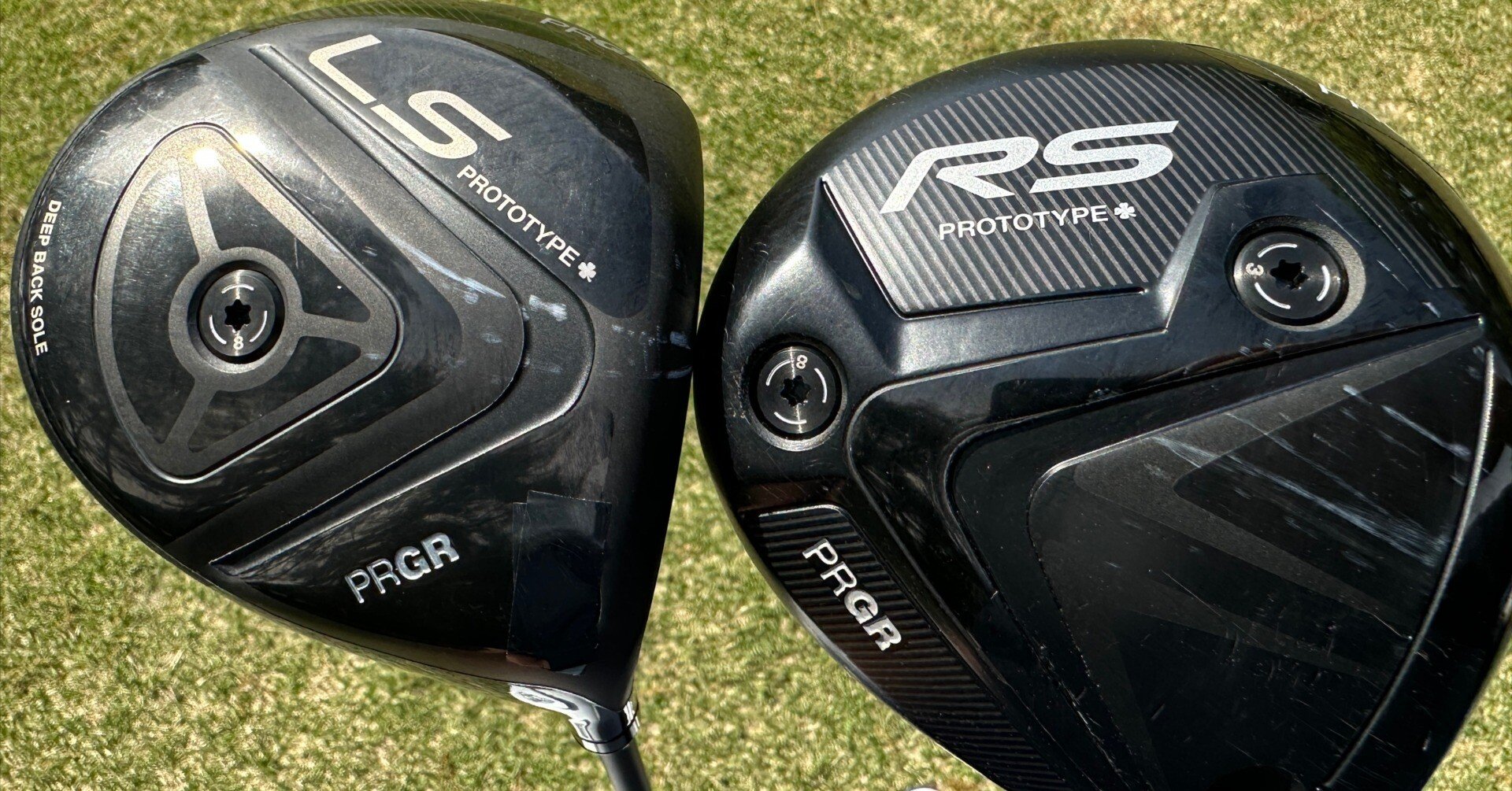 PRGR LS PROTOTYPE と RS PROTOTYPE をインプレする