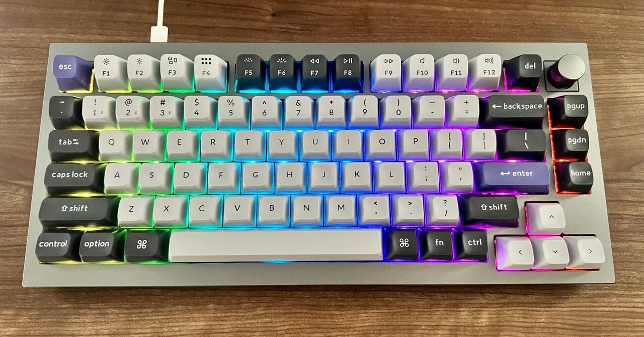 keychron Q1キーボード Keychron Q1 QMK カスタム・メカニカルキーボード ノブ