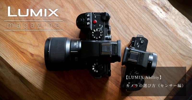 LUMIX Ability】カメラの選び方（センサー編）｜LUMIX Magazine
