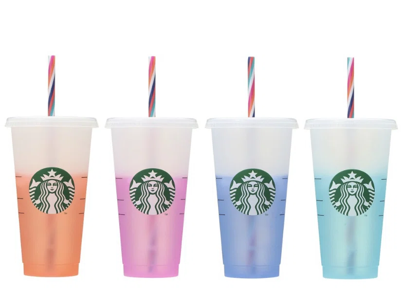 スタバリユーザブル スタバ タンブラー 色変わる 2026ミステリーカラー