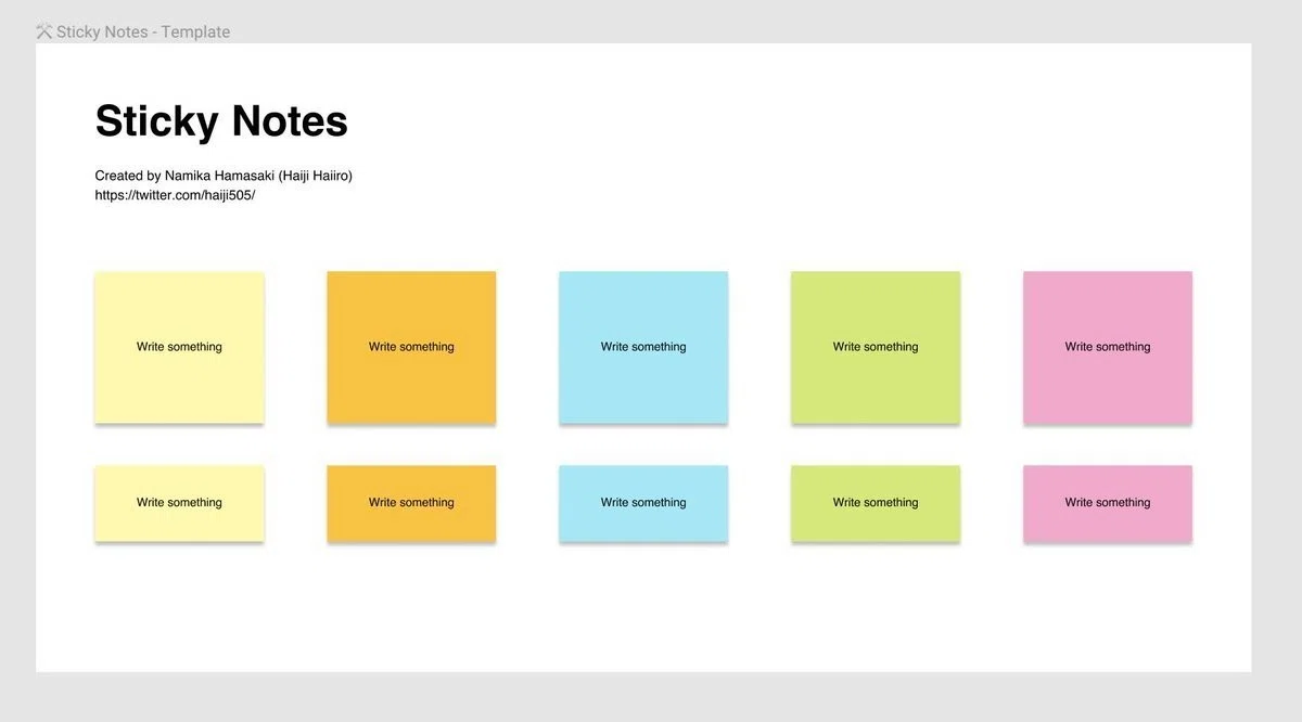Figmaで使えるSticky Notesを作った｜灰色ハイジ