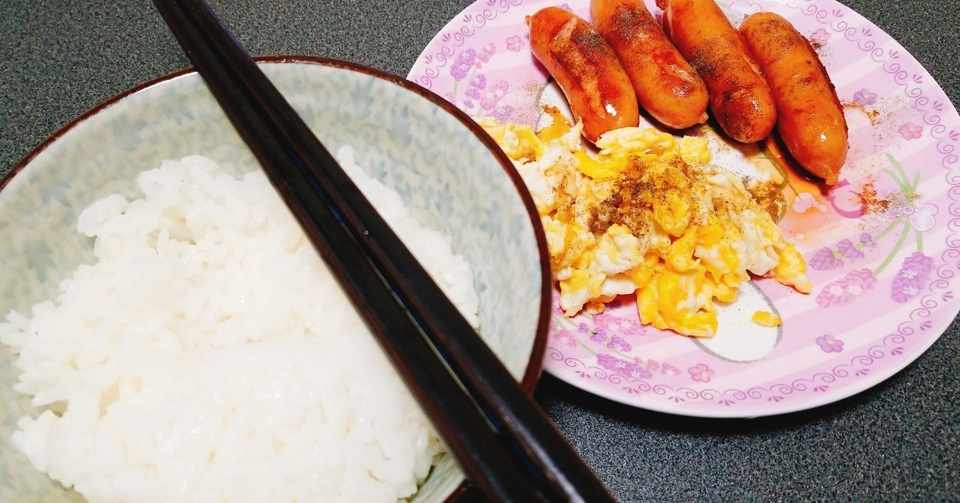 ウインナーと卵だけでご飯3杯はいける 19年3月4日の日記 夕凪 Note