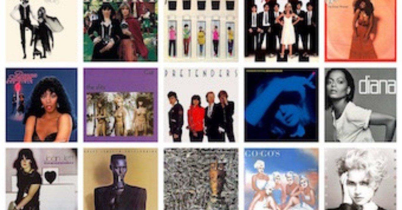 ロックな女性 の歴代アルバム100選 第２回 1974年から1985年までの25枚 The Mainstream 沢田太陽 Note