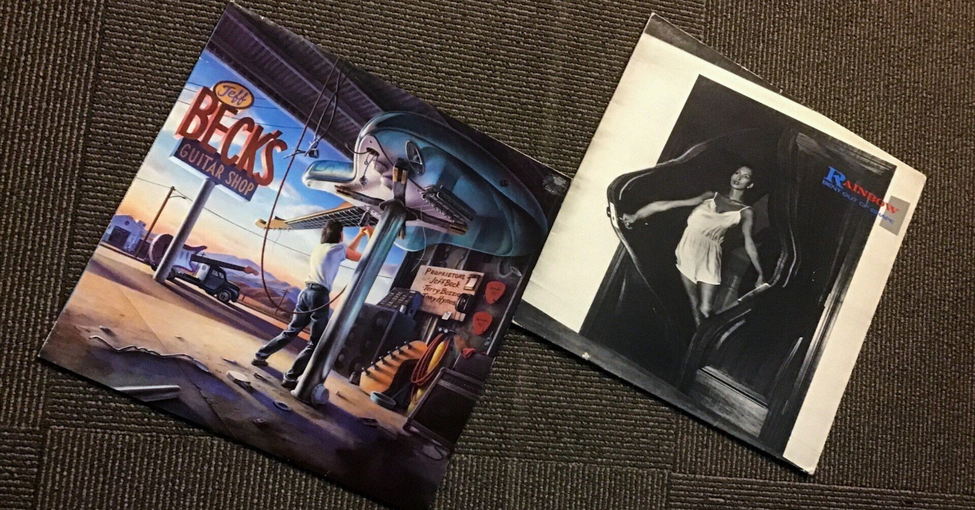 Jeff BeckさんとRitchie Blackmoreさん。(アナログレコードのお話し Jeff BeckさんとRitchie Blackmoreさん。(アナログレコードのお話し
