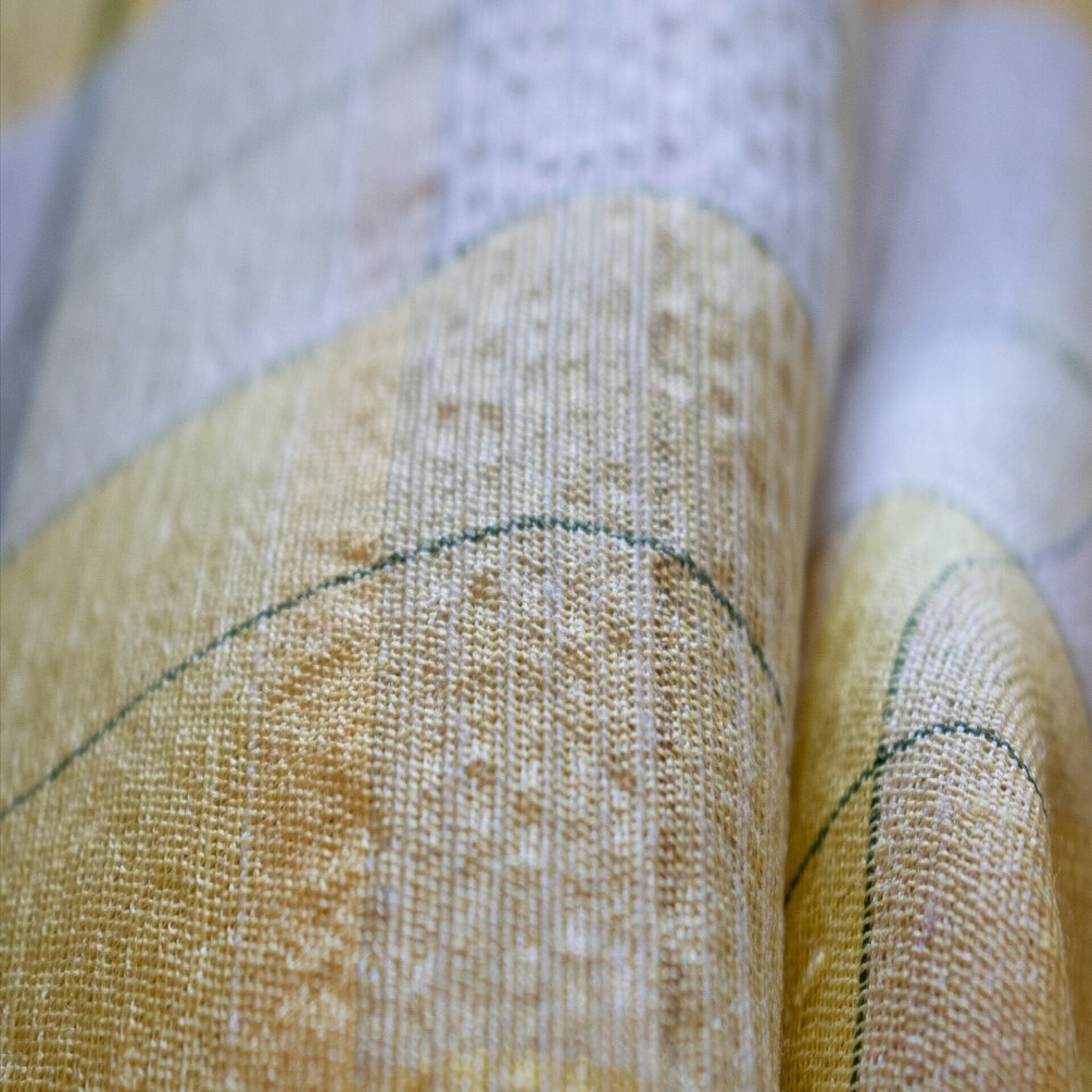 自然の光景を1枚の布に織り込める−草木染め手織り・佐藤亜紀①｜三方