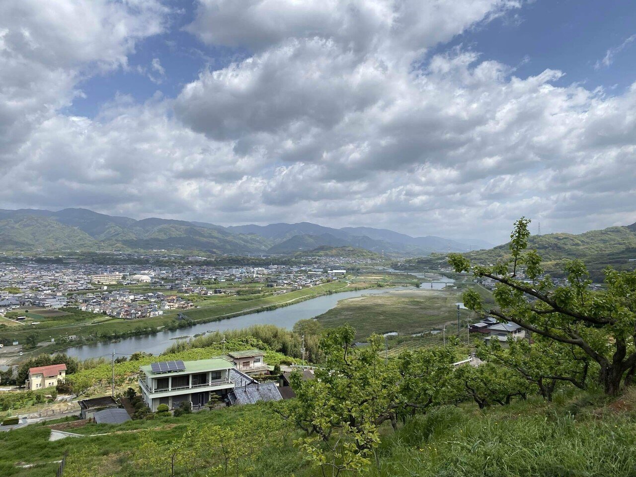 川のある風景 南海電鉄 紀ノ川橋梁 : 紀の国 城下町便りと観光地