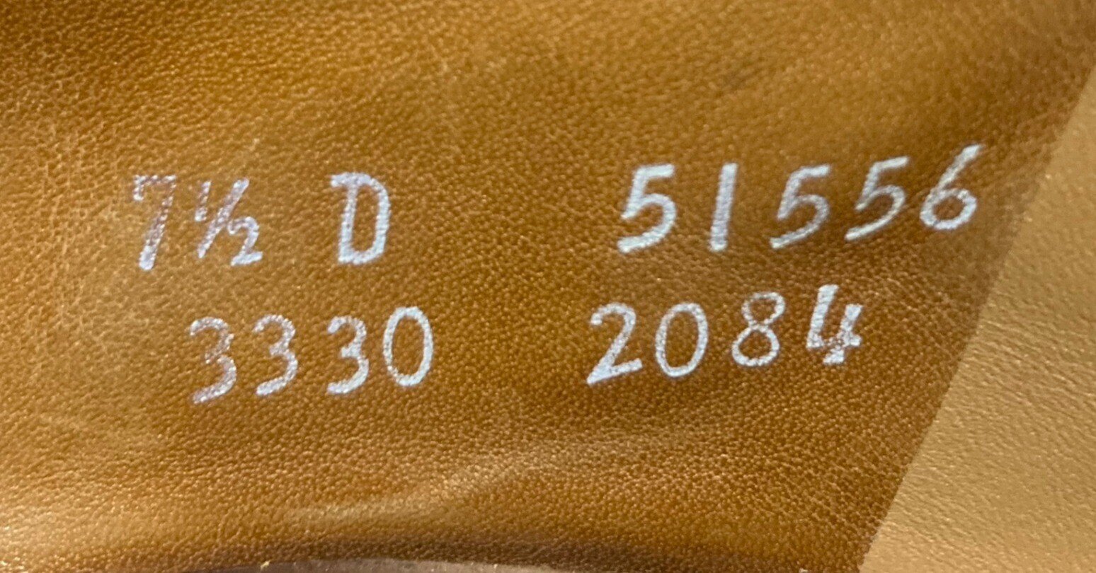 Allen edmonds online serial numbers