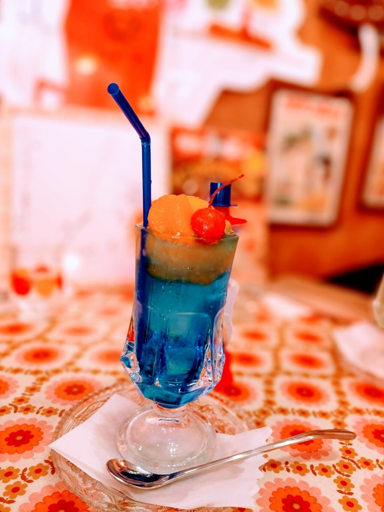 昭和レトロ クリームソーダ｜yuusanpo