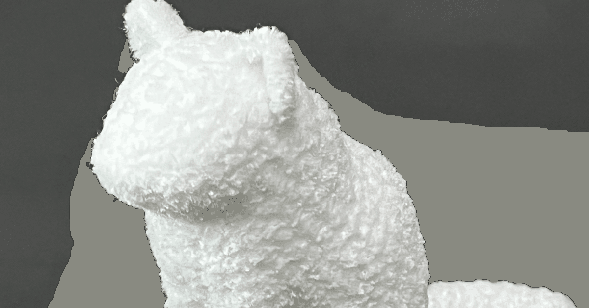 エジプト座りの猫」の編み図｜あびす