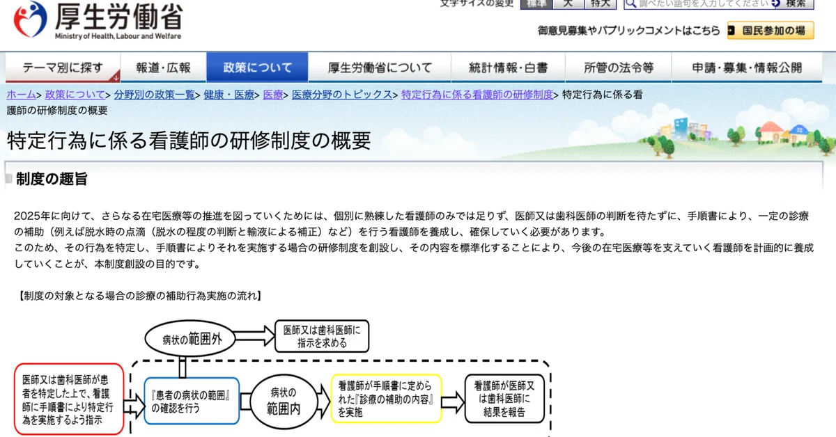 特定行為研修修了者(いわゆる特定看護師)は資格？免許？それとも 