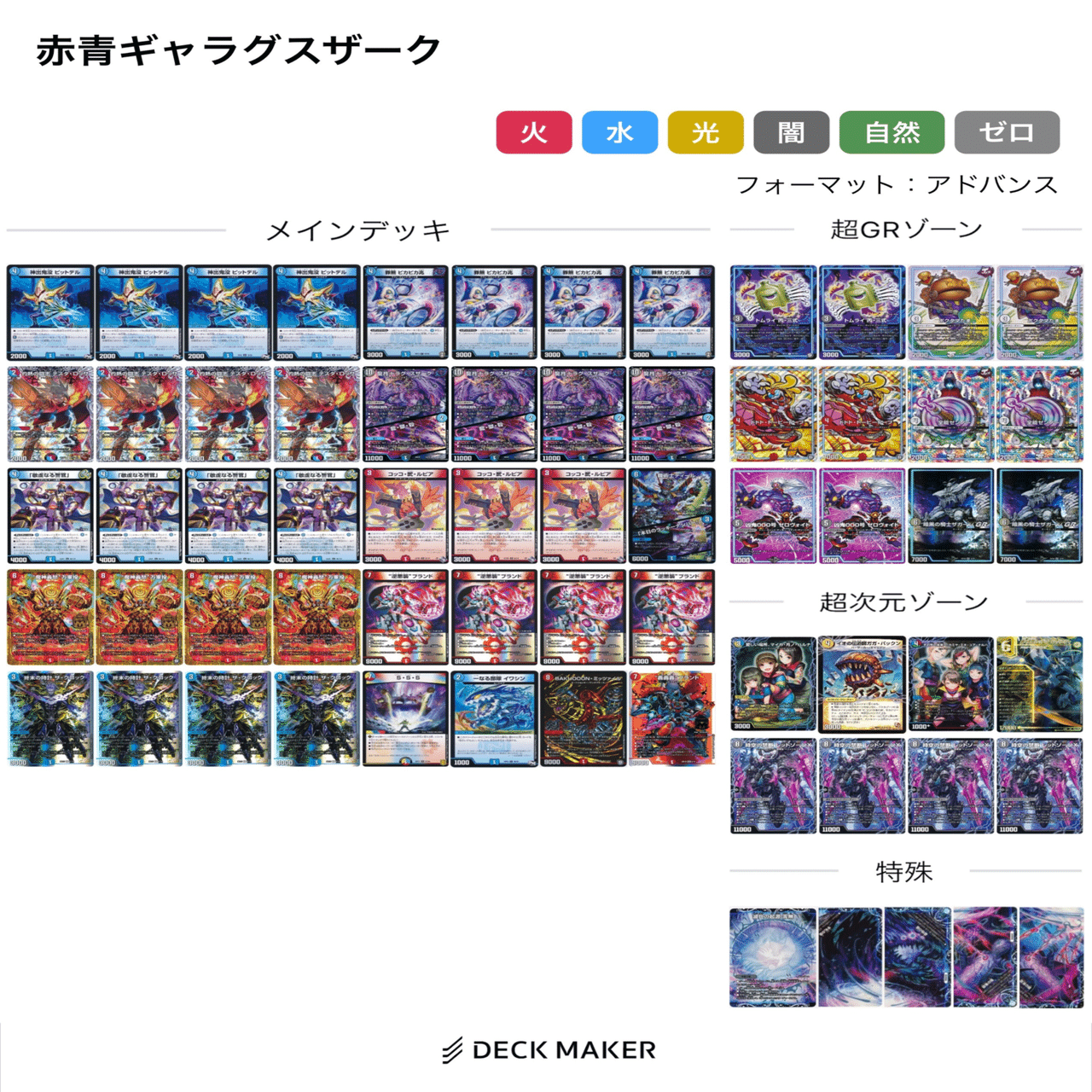 デュエマ CS優勝 赤青逆悪襲　赤青ギャラクシー　デッキ デュエマ CS優勝 赤青逆悪襲 赤青ギャラクシー デッキ