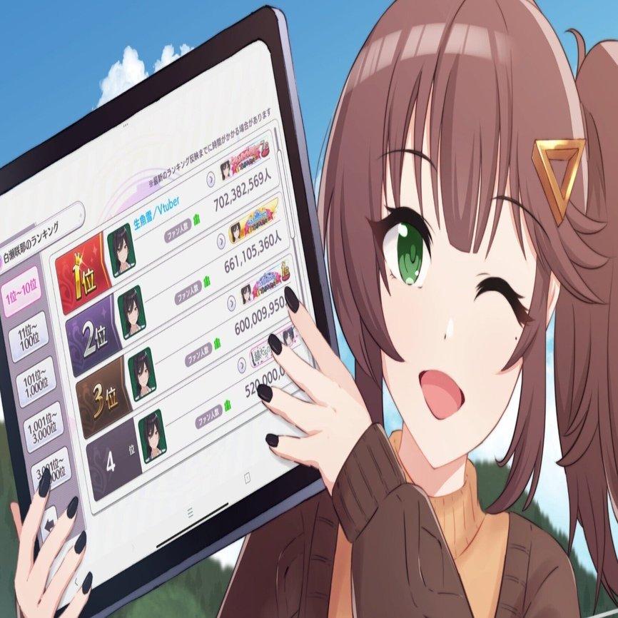 シャニマス】5th Pカップ白瀬咲耶1位になったVtuber備忘録【生魚雪