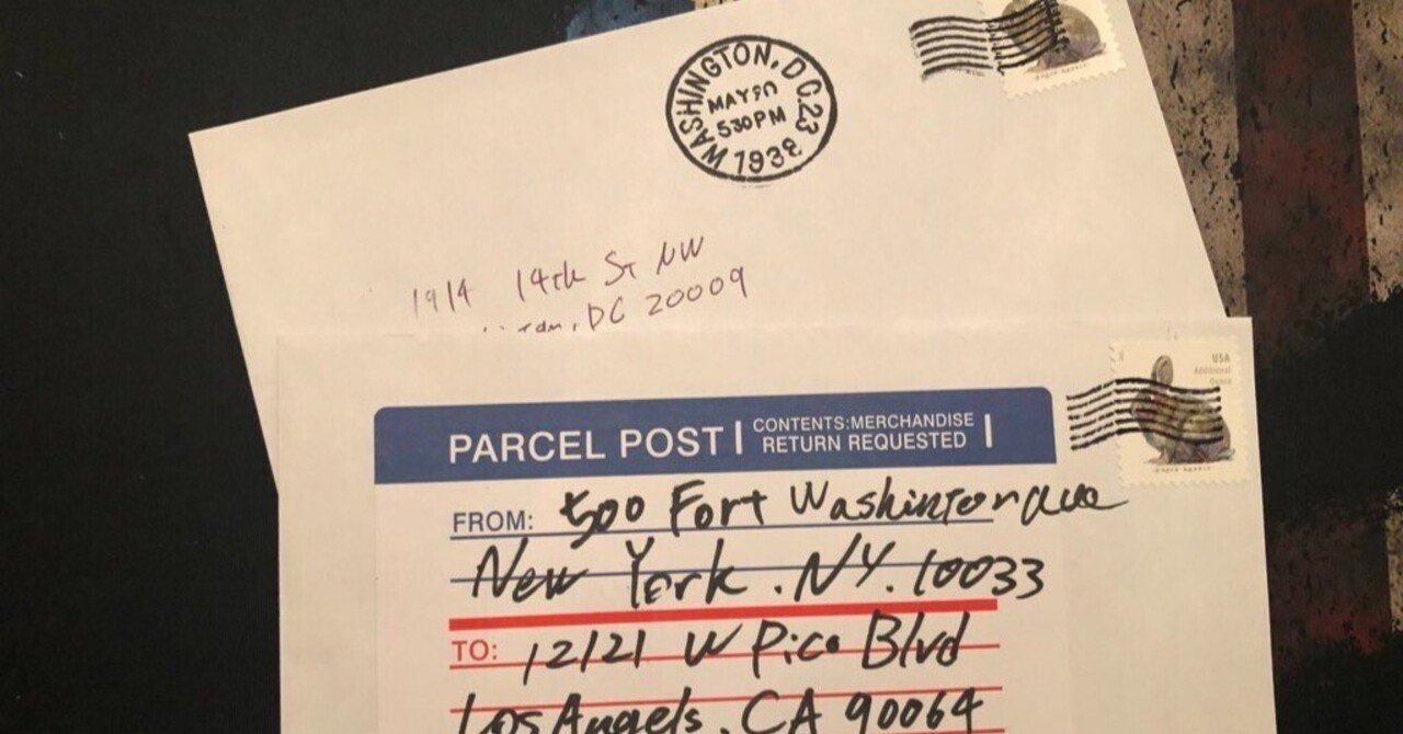 アメリカの郵便物っぽいものを作った話｜curegreen