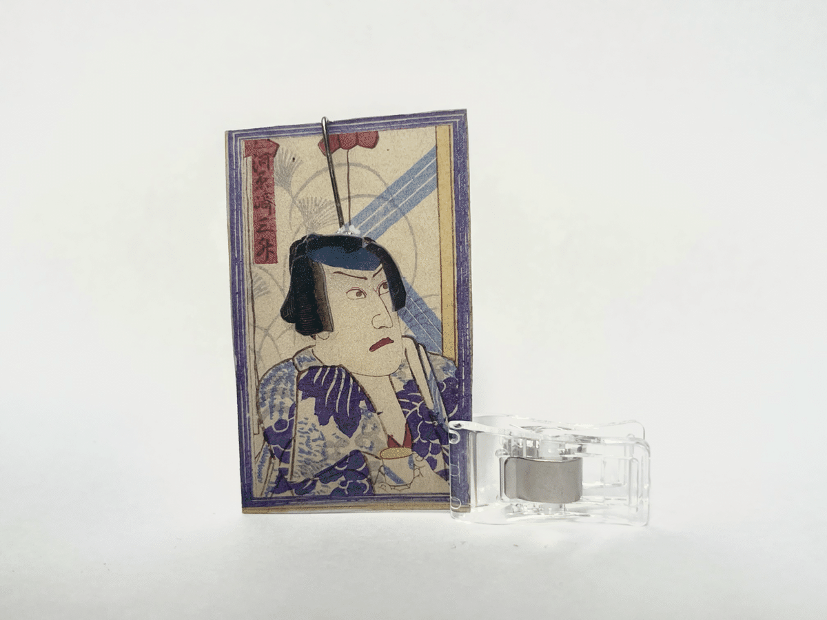 浮世絵を遊べるアクリルスタンドにしてみた｜斯波らく