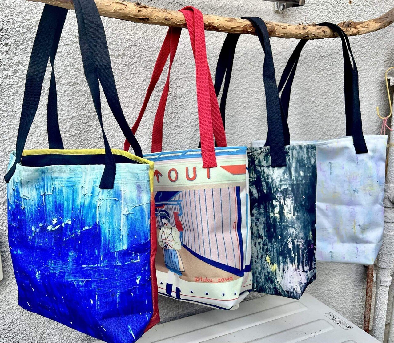 午後、溶け。全面プリント数量限定スペシャルトートバッグ｜フクザワ