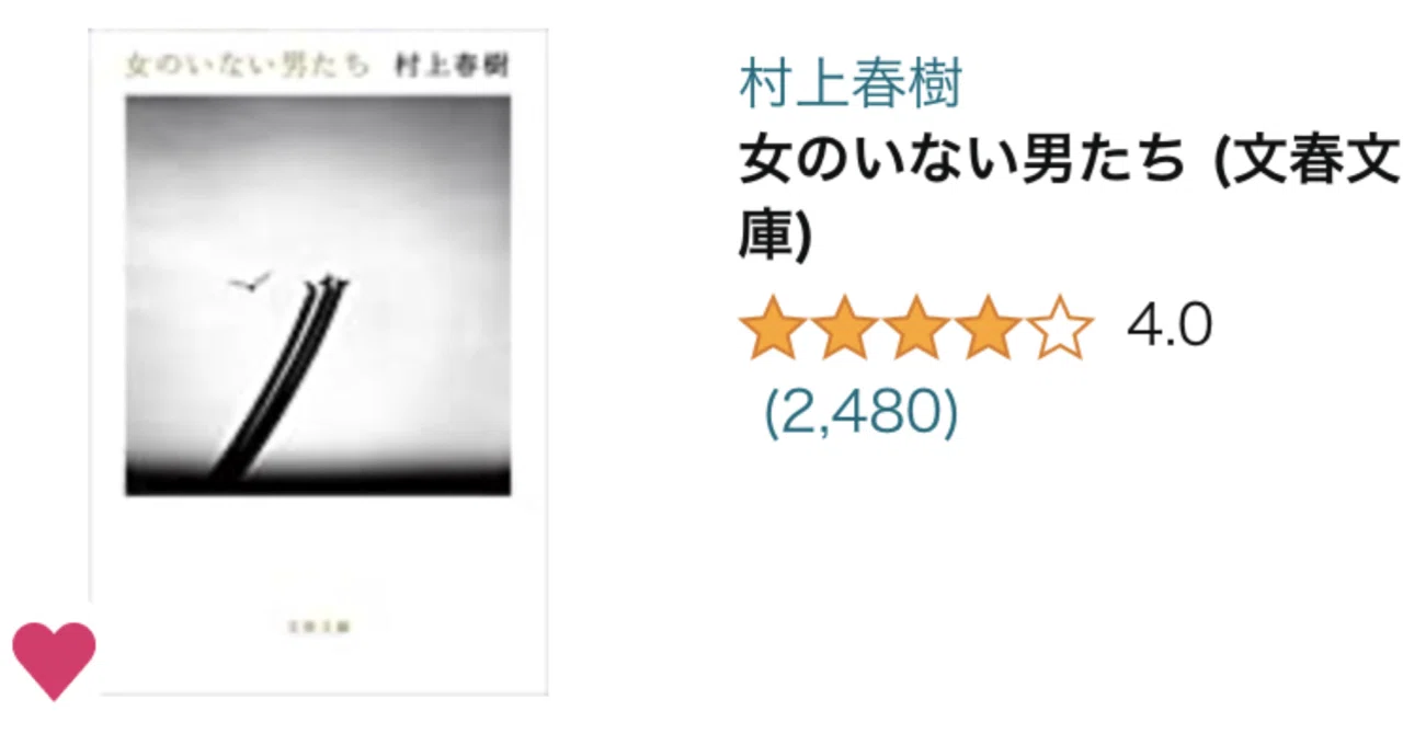 木野』(『女のいない男たち』その2)｜rpc